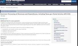 
							         Electronic Processing of Revenues and Expenditures, Including Texas ...								  
							    