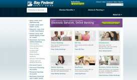 
							         Electronic Services | Mobile Banking | Bay Federal Credit Union								  
							    