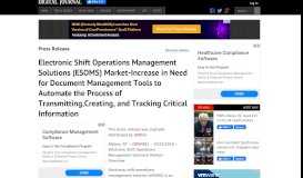 
							         Electronic Shift Operations Management Solutions (ESOMS ...								  
							    