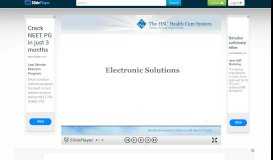 
							         Electronic Solutions 1. Electronic Submission of Claims HSCSN is ...								  
							    