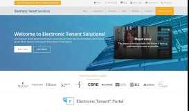 
							         Electronic Tenant Portal - Electronic Tenant Solutions								  
							    