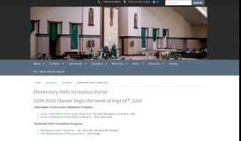 
							         Elementary Faith Formation Portal | St. Mark's Catholic Community								  
							    