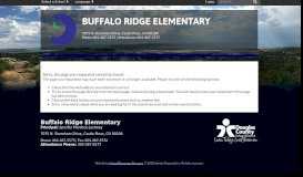 
							         Elementary Progress Report - Buffalo Ridge Elementary School								  
							    