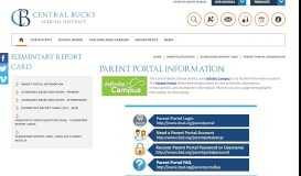 
							         Elementary Report Card / Parent Portal Information								  
							    