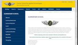 
							         Elementary School / Welcome - Charter School for Applied Technologies								  
							    