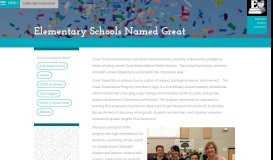 
							         Elementary Schools Named Great Expectations Model Schools ...								  
							    