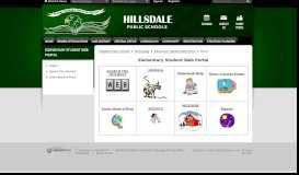 
							         Elementary Student Web Portal / Home - Hillsdale Public Schools								  
							    