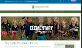 
							         Elementary - West Michigan Academy of Environmental Science								  
							    