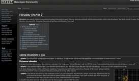 
							         Elevator (Portal 2) - Valve Developer Community								  
							    
