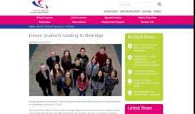 
							         Eleven students heading to Oxbridge | Gower College Swansea								  
							    