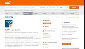 
							         ELGA-Portal ist online | ELGA GmbH, 03.01.2014 - APA-OTS								  
							    