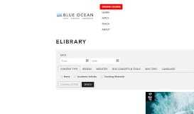 
							         eLibrary | Blue Ocean Strategy								  
							    
