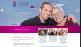 
							         Elite Care at Home - Only the best care								  
							    