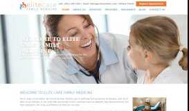 
							         Elite Care Family Medicine - Primary and acute care clinic								  
							    