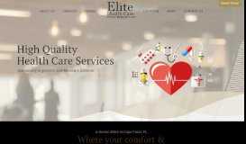 
							         Elite Health Care | Southwest Florida | Geriatric / Medicare Health ...								  
							    