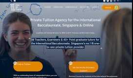 
							         Elite IB Tutors | Private IB Tuition | Singapore & Online								  
							    