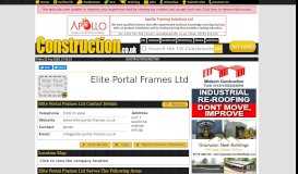 
							         Elite Portal Frames Ltd - oldham - Industrial Buildings | construction.co ...								  
							    