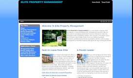 
							         Elite Property Management - Home								  
							    