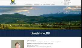 
							         Elizabeth Foster, M.D. | Columbia Gorge Family Medicine								  
							    