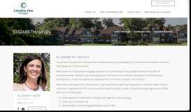 
							         Elizabeth Hayes - Carolina One Mortgage								  
							    