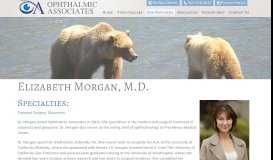
							         Elizabeth Morgan, M.D. | Ophthalmic Associates - Eye Doctors in ...								  
							    