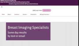 
							         Elizabeth Wende Breast Care | Imaging & Radiology - Rochester, NY								  
							    