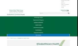 
							         Elizabethtown Health Center - Elizabethtown Community Hospital								  
							    