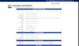 
							         Elizade University-Portal								  
							    