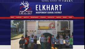 
							         Elkhart Independent School District								  
							    