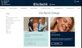 
							         Ella Baché College								  
							    