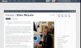 
							         Ellen McLain (Creator) - TV Tropes								  
							    