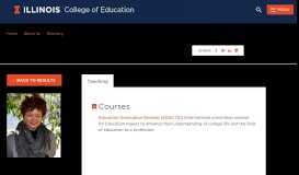 
							         Ellis, Michelle | College of Education | U of I								  
							    