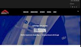 
							         EllisDon Implements Single Sign On Company Intranet with Google								  
							    