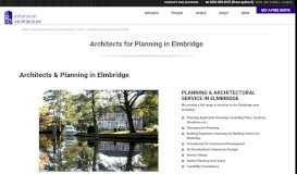 
							         Elmbridge Architects & Planning Applications | Extension Architecture								  
							    