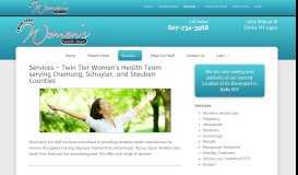 
							         Elmira, NY | Services - Twin Tier Women's Health Team								  
							    