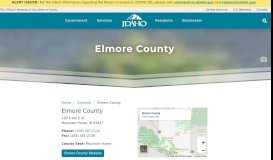 
							         Elmore County | The Official Website of the State of Idaho - Idaho.gov								  
							    