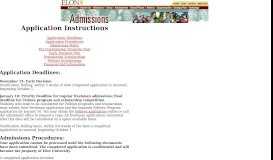 
							         Elon University Instructions for Undergraduate Admissions - ApplyWeb								  
							    