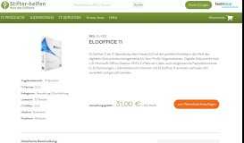 
							         ELOoffice 11 | IT-Portal Stifter-helfen								  
							    