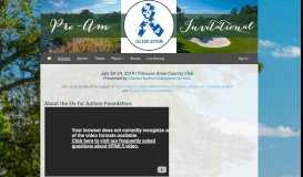 
							         Els for Autism 2019 Event Portal :: Event Information - Golf Genius								  
							    
