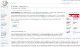 
							         Elsevier (magazine) - Wikipedia								  
							    