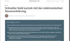 
							         Elster 2019: Steuererklärung online machen (Anmeldung, Formulare ...								  
							    