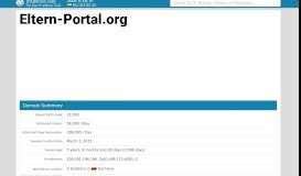 
							         Eltern Portal - Eltern-Portal.org Website Analysis and Traffic Statistics								  
							    