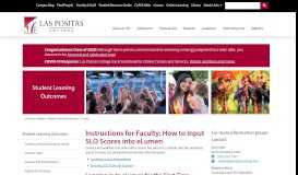 
							         eLumen Info & Instructions - Faculty - Las Positas College								  
							    