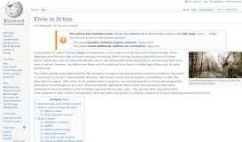 
							         Elves in fiction - Wikipedia								  
							    
