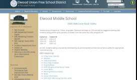 
							         Elwood Middle School - Elwood Union Free School District Schools								  
							    