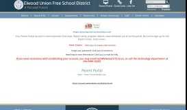 
							         Elwood Union Free School District District | Parent Portal								  
							    