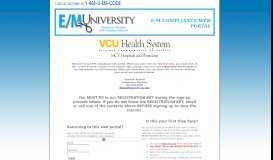 
							         e/m compliance web portal - EM University								  
							    