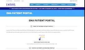 
							         EMA - Patient Portal - Dedicated Dermatology								  
							    