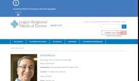 
							         Emad Mousa - Logan Regional Medical Center								  
							    