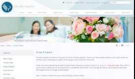 
							         Email A Patient - Oroville Hospital								  
							    